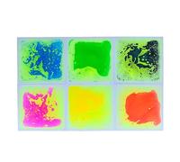 MagicMeadow UV Liquid Sensory Tiles | Autism Friendly | Set of 6