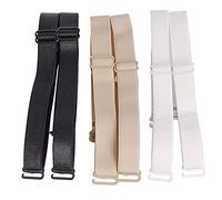 Magicmode 3 Pairs Bra Shoulder Strap Replacement Elastic Adjustable Removable Multi Color