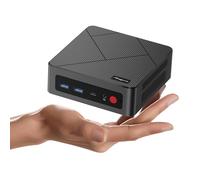 MAGICNUC AS1 Home-Office-Mini-PC, Ryzen 5 3550H Processor (Beat N150/N100, Up to 3.7GHz) Mini Computer, 16GB DDR4 RAM, 512GB PCIe3.0 SSD, Dual RJ45 LAN, Triple Display, Wi-Fi5/BT5.0, Mini Desktop PC