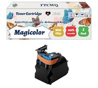 Magicolor 4750DN Toner Cartridge Compatible for Konica Minolta Magicolor 4750DN 4750EN Printers, with Chip, High Yield 6000 Pages, High-Definition Printing (1 Pack Black)