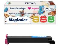 Magicolor 7450 Toner Cartridge Compatible for Konica Minolta Magicolor 7450 7450II Printers, with Chip, High Yield 15000 Pages, High-Definition Printing (1 Pack Magenta)