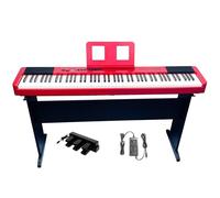 MAGICON Digital Piano 88 Keys, Heavy Hammer Full Size Digital Piano with Stand, France Dream, Triple Pedals, Music Stand & Adapter, Ideal for Beginners Music Lovers, 25W X2 Speakers