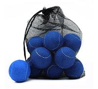 Magicorange Tennis Balls, 12 Pack Advanced Training Tennis Balls Practice Balls, Pet Dog Playing Balls, Come with Mesh Bag for Easy Transport, Good for Beginner Training Ball (Blue)