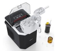 magicplux Ice Makers Machine, Self-Cleaning Ice Cube Machines 9 Cubes in 6 Mins, 26.5lbs ice in 24Hrs, Countertop Ice Maker for Home/Kitchen/Office/Party/RV with Scoop & Basket