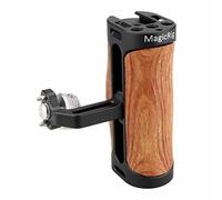 MAGICRIG Mini Wooden Side Handle with ARRI-Style Mount for 3/8"-16 Locating Hole for ARRI, for DSLR Camera Cage(Left/Right Handgrip)