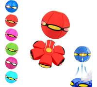 Magics Ball,Magics Bouncing Ball, Children'S Bouncing Balls With Led Light, Safe & Durable Bouncy Balls For Kids & Pet, Indoor Outdoor Play, Funs Parent-Children Interactions Game（1pcs） (Redness)