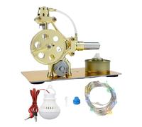 MagicTech Hot Air Stirling Engine Motor Metal Physics Electricity Power Cylinder Education Model JY44