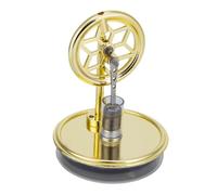 MagicTech Mini Low Temperature Stirling Engine Model Steam Heat Education Gift for Adults Decor JY20
