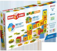 Magicube Magnetic Shapes Maths Builder - 61 Pieces Geomag Multi 1 Pack