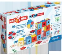 Magicube Magnetic Shapes Word Builder - 55 Pieces Geomag Multi 1 Pack