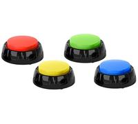 MAGICURA-Dog Buttons Talking Dogs Button Training pet Talk Communication cat Puppy kit Starter clicker Voice mat Set recordable Train Pot-ty cat Speech Treat Speaking Word Push Press Words Food Toys