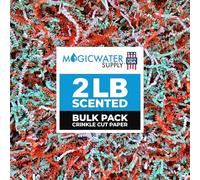 MagicWater Scented Crinkle Cut Paper - 2 LB - Fruity Rings - Perfect for Shredded Paper Filler, Basket Filler, Gift Boxes, Bridesmaid Gifts, Christmas Stuffers & More - For All Occasions