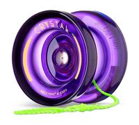 MAGICYOYO K2 Crystal Yoyo for Kids, Professional Finger Spin Tricks Yoyo - Dual Purpose Responsive & Unresponsive Yo Yo, Ideal for Basic Tricks & Advanced Player, with 12 Strings, Accessory Kit