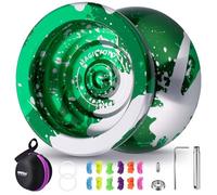 MAGICYOYO N11 Professional Yoyo for Advanced Players, 2 in 1 Yo Yo for Kids Beginner Adults, Unresponsive Trick Yo-yo with Responsive Yoyo Bearing, Includes Yo Yo Accessories