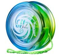 MAGICYOYO Responsive Yoyo Age 8+ for Kids, 2A Looping Yoyo D1 GHZ, Crystal Blue Yellow Gradient, Beginners YoYo with 6 Yo Yo String