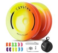 MAGICYOYO Responsive Yoyo for Kids, Professional Finger Spin Tricks Yo Yo K2, Dual Purpose Yoyo for Beginner and Advanced Player with Unresponsive YoYo Bearing +Yo yo Bag + 12 Yo-yo Strings
