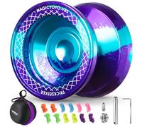 MAGICYOYO V8S Yoyo for Kids 8-12, Professional Finger Spin Yo Yo for Beginners & Advanced, Dual Mode Yoyo Responsive & Unresponsive, Trick Yo Yo with 12 YoYo Strings + Yo-yo Case