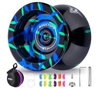 MAGICYOYO Yoyo N11 Professional Unresponsive Yo Yo, 2 in 1 Yoyo for Kids Beginner Adults, Trick Yo-yo with Responsive YoYo Bearing, Includes Yo Yo Accessories