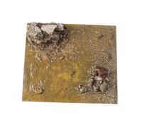 MagiDeal 1:12 1:6 Wrecked Ruins Ground Diorama Model Building Resin Micro Landscape Simulation Miniature Layout DIY Materials Supplies, LZ001C
