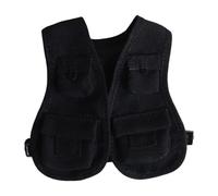 MagiDeal 1/12 1/8 BJD Figure Photography Vest Figure Clothes Durability Practical Accessories Costume Fashion Premium Outfit, Black