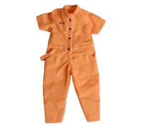 MagiDeal 1/12 Scale Figure Short Sleeved Jumpsuit Figure Clothes Cosplay Casual Dressing Accessory Costume for Figures Body, Orange