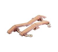 MagiDeal 1/18 1/24 RC Crawler Obstacle Easy to Install Professional Multifunctional Sturdy Spare Parts Accessory Durability Simulation, High Low Bridge