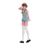 MagiDeal 1/64 Scale Girl Model Tiny People Model Diorama Scenery Role Play Mini Female Figure for Train Station Layout Micro Landscape