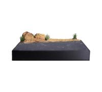 MagiDeal 1/64 Scale Highway Diorama Display Stand Ornament Photo Prop Background DIY Miniature Scene Model for Micro Landscape Decor