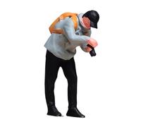 MagiDeal 1:64 Scale Photographer Figure Miniature Figurine Resin Realistic Photo Prop Tiny People Model for Micro Landscape Sand Table