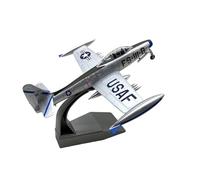 MagiDeal 1/72 F-84 Jet Fighter Model Diecast Airplane Simulation with Display Stand Commemorate Aircraft Plane for Birthday Boys Girls