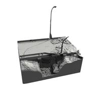 MagiDeal 1:72 Ruined Road Miniature Scene Model Background Photo Prop Ornament Architectural Model for Architectural Building