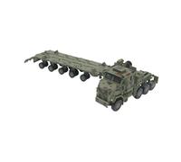 MagiDeal 1/72 Scale Tractor Trailer Model,Vehicle Transport Toy,Building Model,Education Truck Toy for Collectibles Boys Kids Children, green