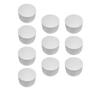 MagiDeal 10 Pieces Foam Circles for Crafts Foam Cylinders Paintable Ornaments Smooth for DIY Holiday Arts and Crafts Supplies Modeling, 8x4.5cm