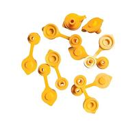MagiDeal 10 Pieces Fuel can vents Caps, Gas Can Tank Exhaust Cover, Convenient to Use, Easy to Install Leakproof Spout Caps Plug Fuel Jug Vent Caps Plug