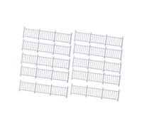 MagiDeal 10 Pieces Mini Fences Model Railway Accessories 1/50 Sand Table Decor for Architectural Models Sand Table Micro Landscape DIY, Style D