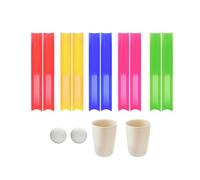MagiDeal 10 Pieces Pipeline Group Games Team Building Relay Coordination Group Communication PVC Drop Resistant Suitable for Children Adults Outdoor Events Com, L 7.5cm Width