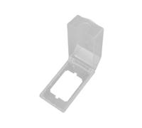 MagiDeal 120 Type Waterproof Outlet Cover Dustproof for Wet Areas Easily Install Spare Parts Vertical Mount Plug Receptacle Protector, Transparent