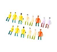 MagiDeal 14Pcs Hand Painted Figures,Miniature People Figurines Sand Table Ornament Realistic Models Tiny Diorama Figures for Dollhouse, 1 150 Scale