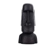 MagiDeal 1PC Ancient Easter Island Statue Retro Moai Head Sculpture for Living Room Ornaments, Black B
