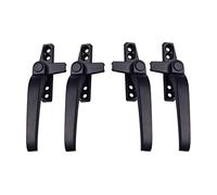 MagiDeal 2Pairs Aluminum Alloy Long Lever Window Casement Locking Handle Hardware Replacemrnt Parts