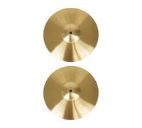 MagiDeal 2Pcs Drum Cymbals Crash Cymbals Traditional Percussion Instrument Accessories Replacement Professional Sturdy Practice Cymbal, Diameter 25cm