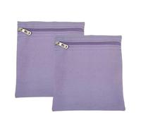 MagiDeal 2Pcs Sew in Pocket with Zipper Clothes Inner Pockets Phone Pouch Coat Inside Pockets for Clothing Jackets Robes Hoodies Coats, purple
