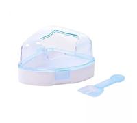 MagiDeal 2x Hamster Sand Bathroom Small Pet Sand Bath Container, Sauna Room, Sand Bath Box Bathtub for Mice Pet Supplies Hamsters Dwarf Hamsters