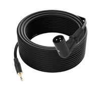 MagiDeal 3.5mm Male to XLR Cable Mic Cable Practical Lightweight Balanced XLR Mic Cord for Home Theater Conference Speeches, 3m