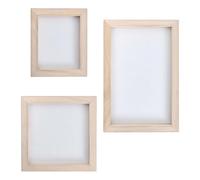 MagiDeal 3 Pieces Paper Making Wooden Frame Papermaking Screen Kit Useful Handmade Easy to Use Educational Tools for DIY Paper Crafts