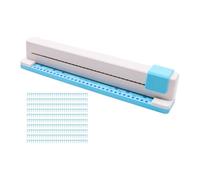 MagiDeal 30 Hole Puncher Manual Punching Machine Non Slip Base Practical Compact Hand Push A4 Paper Puncher for DIY Crafts Home Office