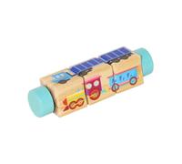 MagiDeal 3D Wooden Rotating Puzzle Building Blocks Cartoon Hand Grasping Educational Toys Brain Teaser for Kids Unisex Boys Girls Gift, Style G