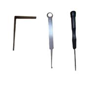 MagiDeal 3x Woodwind Instrument Repair Tool Kit Double Headed Flat Pad Replacement Screwdriver Set for Flute Saxophones Oboes Bassoons