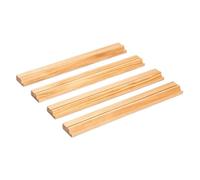 MagiDeal 4 Pieces Wooden Mahjong Tile Rack Mahjong Holder Lightweight Sturdy Table Game Accessory for Family Friends Gatherings Family, wood