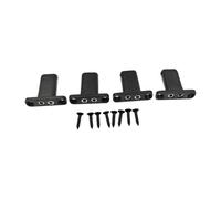 MagiDeal 4 String Headless Guitar Locking Nut Bass Guitar Bridge Strings Locks Compact Easy Mounting Spare Parts, Black
